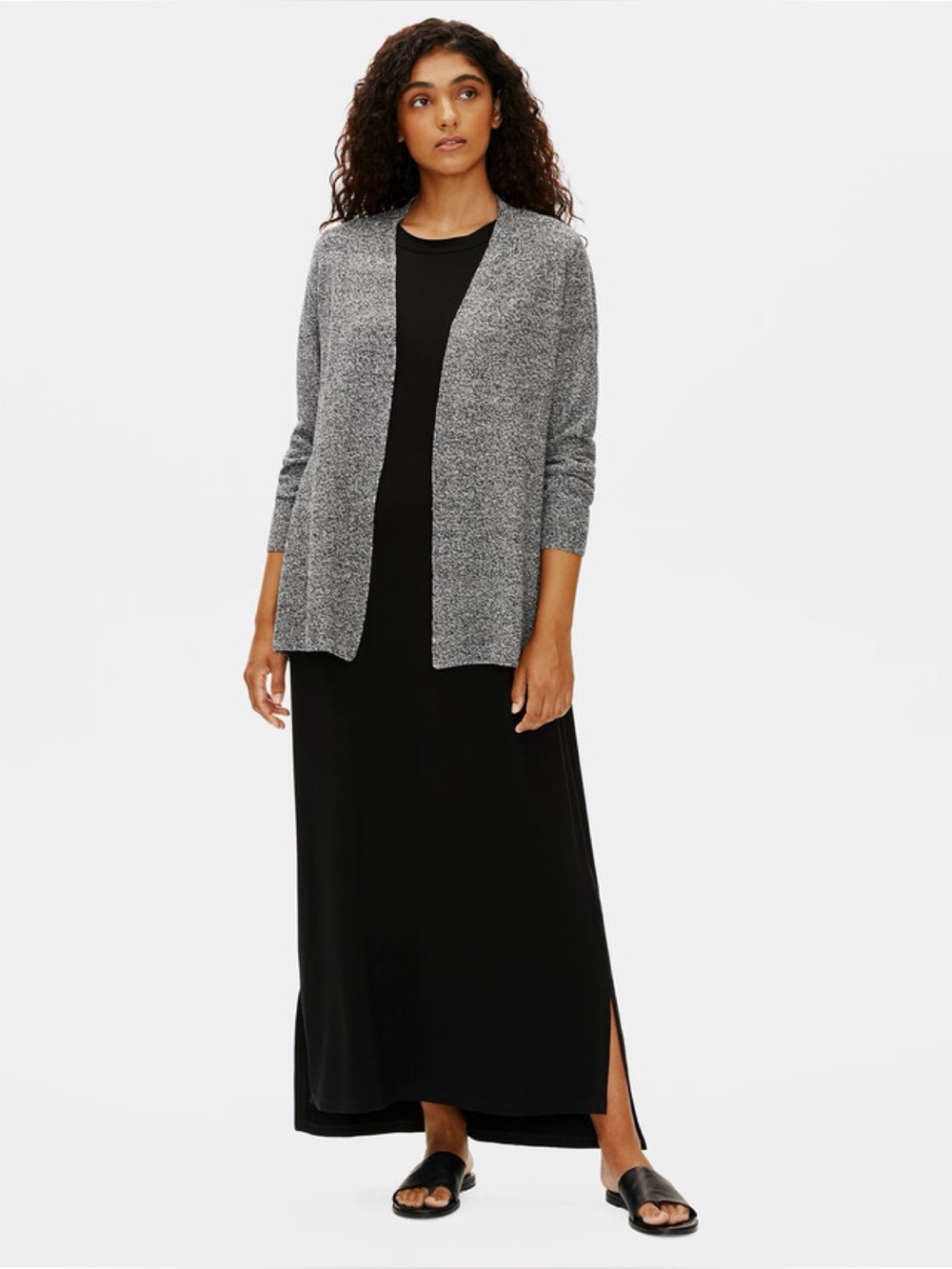 Eileen Fisher Organic Linen Cotton Shaped Cardigan